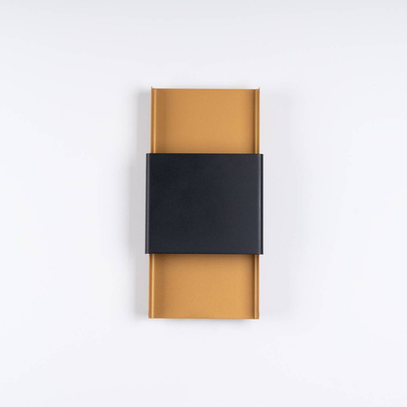 Lampă de perete DURLIN auriu/negru + 2x bec LED G9 3000K Warm 4.5W 450lm