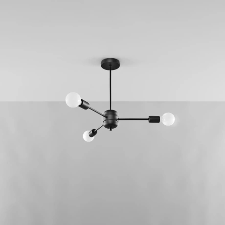 Candelabru LANGO 3 negru