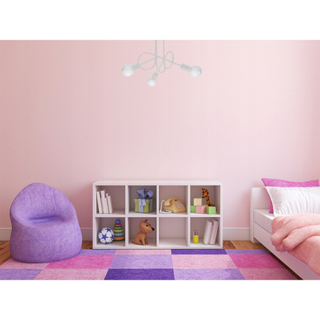 Candelabru SUPEŁ 5 alb + 5X bec LED E27 3000K 7W 760lm