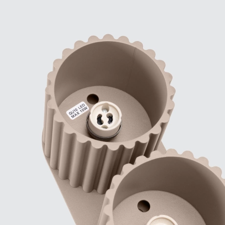 Plafonieră AURA 2 taupe GU10