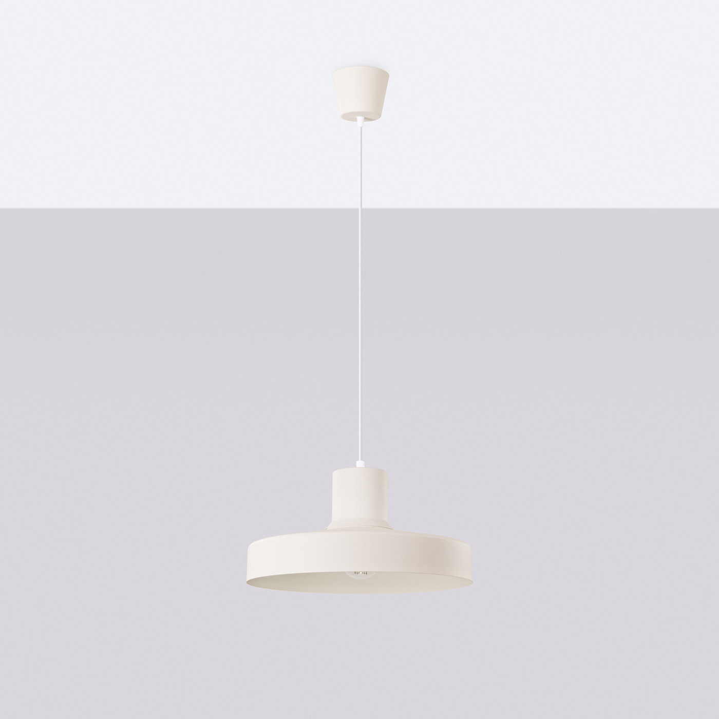 Lampă suspendată BILO beżowa