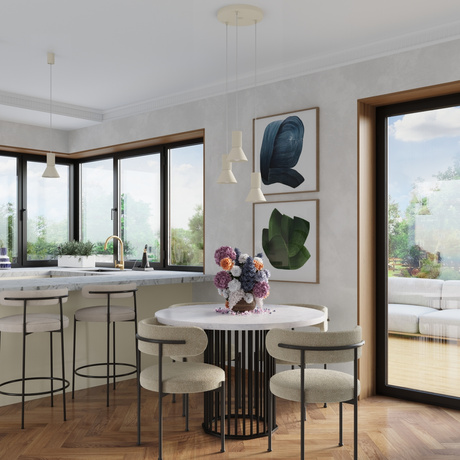 Lampă suspendată ESTRIA 3P bej