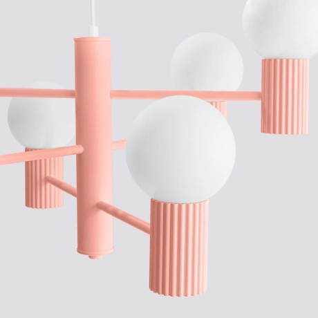 Candelabru HALO 6 piersică