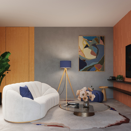 Lampă de podea NATT navy