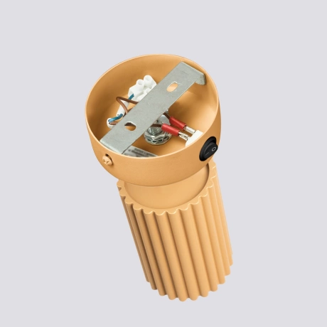 Lampă de perete KARBON aurie cu întrerupător