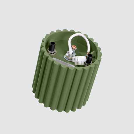 Plafonieră AURA 1 verde măslin GU10