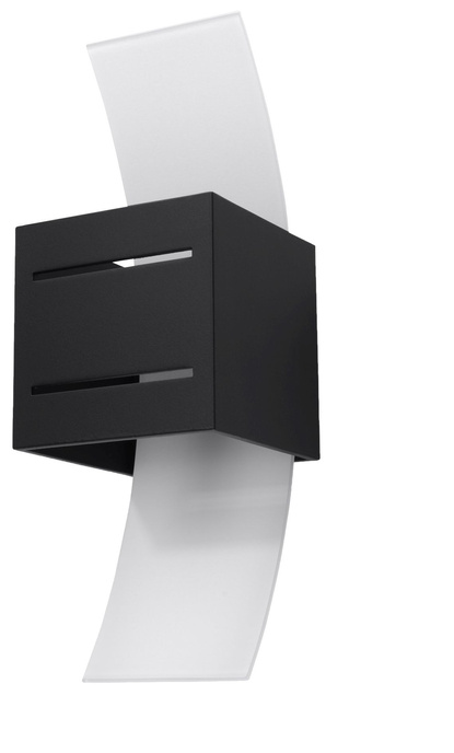 LORETO lampă de perete negru + 1x bec LED G9 3000K cald 4.5W 510lm