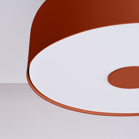 Plafonieră OMIQ roșu ocru