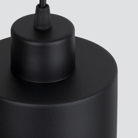 SAVAR 1 lampă suspendată negru + 1x bec LED E27 4000K rece 7,5W 690lm