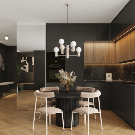 Candelabru HALO 6 taupe