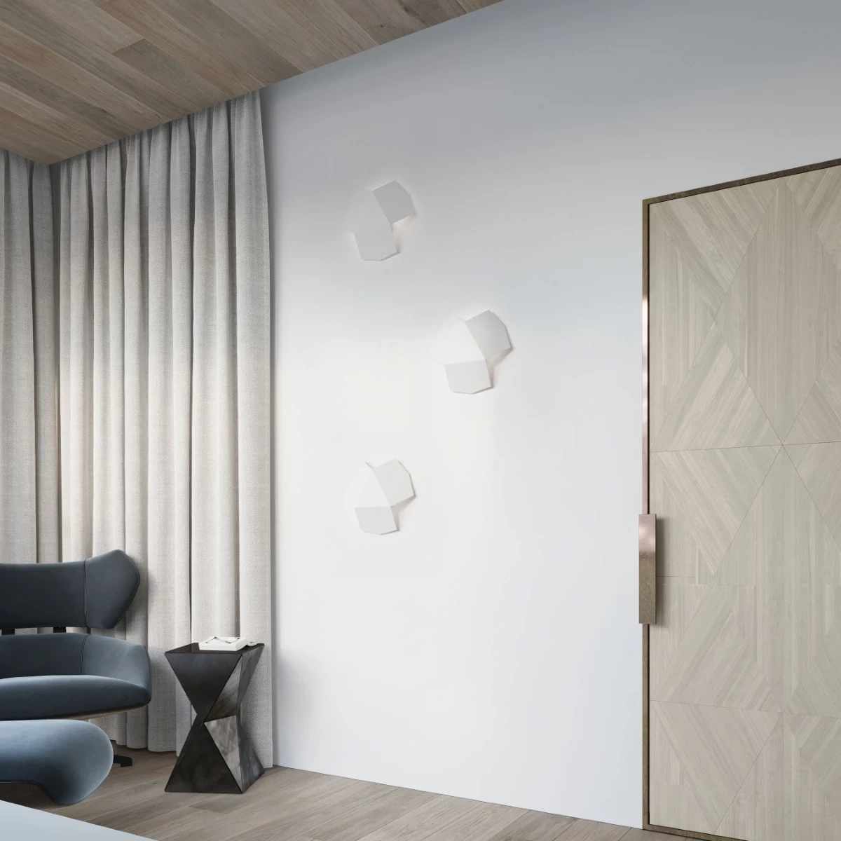 Lampă de perete TRE alb