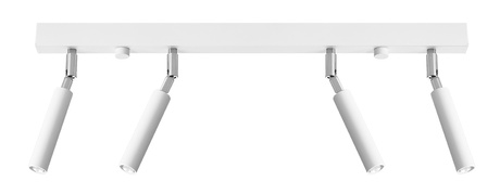 Plafonieră EYETECH 4 alb + 4x bec LED G9 4000K rece 4.5W 530lm