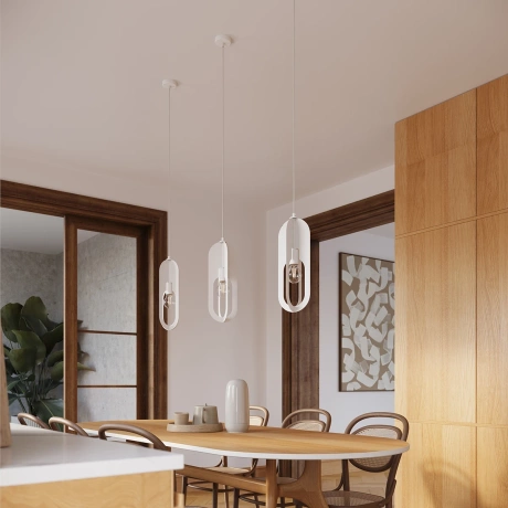 Lampă suspendată NICUS 1 alb