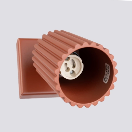 Lampă de perete KARBON roșu ocru