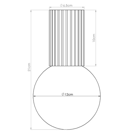 Plafoniera HALO neagra IP44