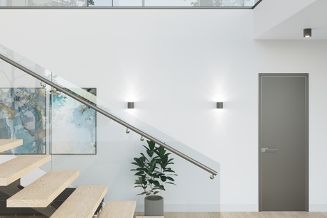 ORBIS 1 lampă de tavan antracit + 1x GU-10 4000K rece 7W 630lm bec LED