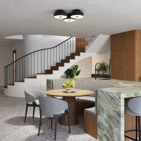 Plafonieră OMIQ negru