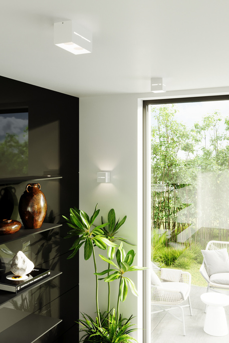 Plafonieră LOBO MAXI alb + 2x bec LED G9 3000K cald 4.5W 510lm