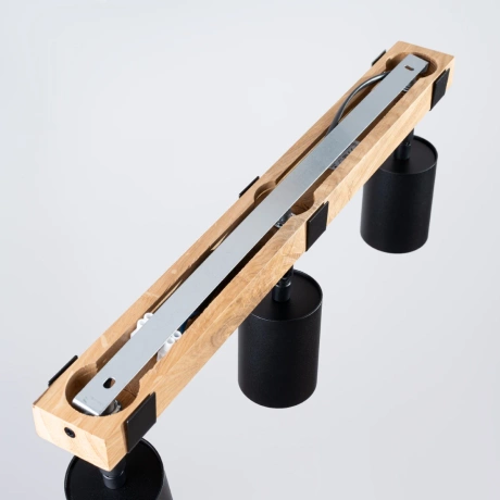 Plafonieră FAGER 3 negru