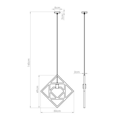 Lampă suspendată CARO