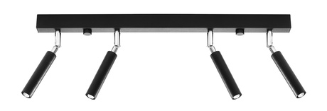 Plafonieră EYETECH 4 negru + 4x bec LED G9 4000K Cold 4.5W 530lm