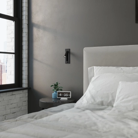 Lampă de perete ENIF negru