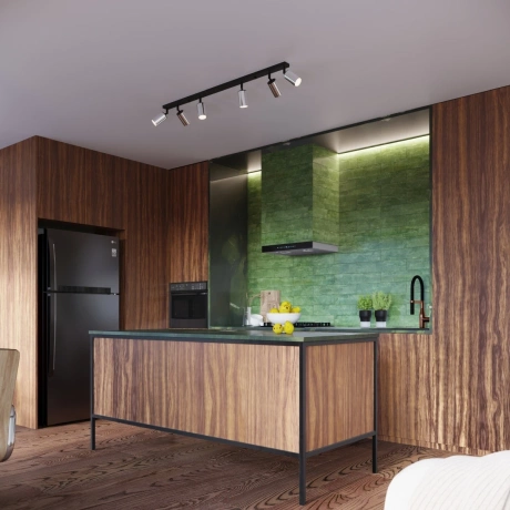 Plafonieră WINX 2 negru/cromo