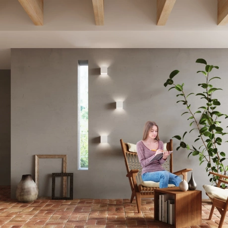 Lampă de perete LUCA LED alb IP54