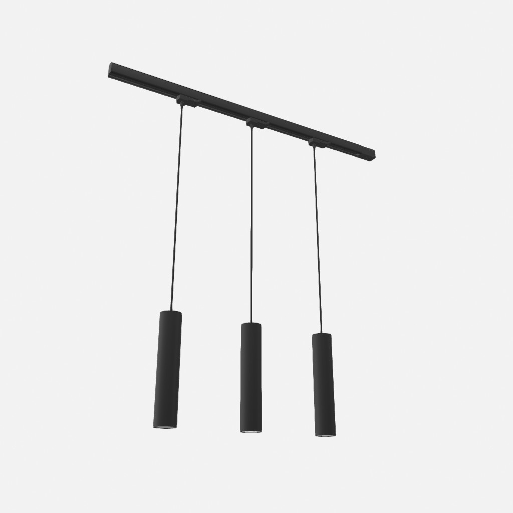 Lampă suspendată, 3 puncte, sistem de șine trifazat, LAGOS