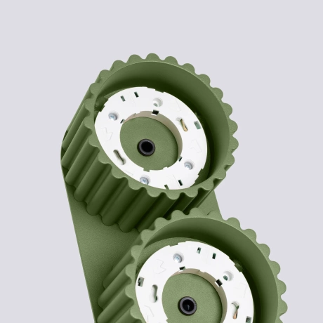 Plafonieră AURA 2 verde măslin Gx53