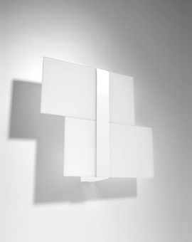 Lampă de perete MASSIMO alb + 2x bec LED G9 3000K Warm 4.5W 510lm