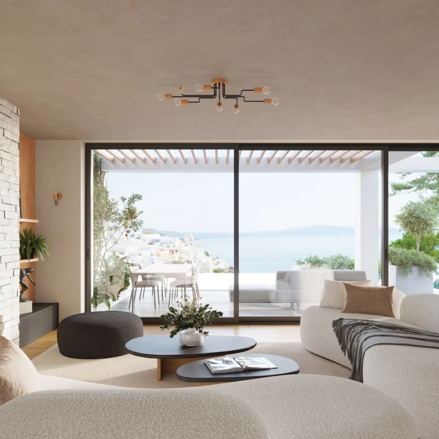 Candelabru TIMBO 8 negru