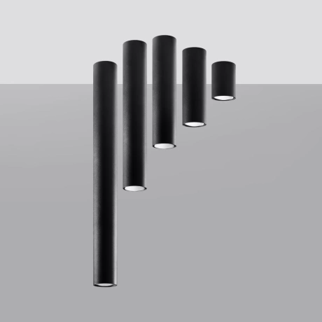 Plafonieră LAGOS 10 negru