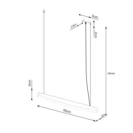 Lampă de perete JORUN LED alb 3000K