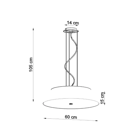 Candelabru VEGA 60 negru