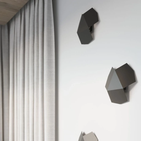 Lampă de perete TRE negru