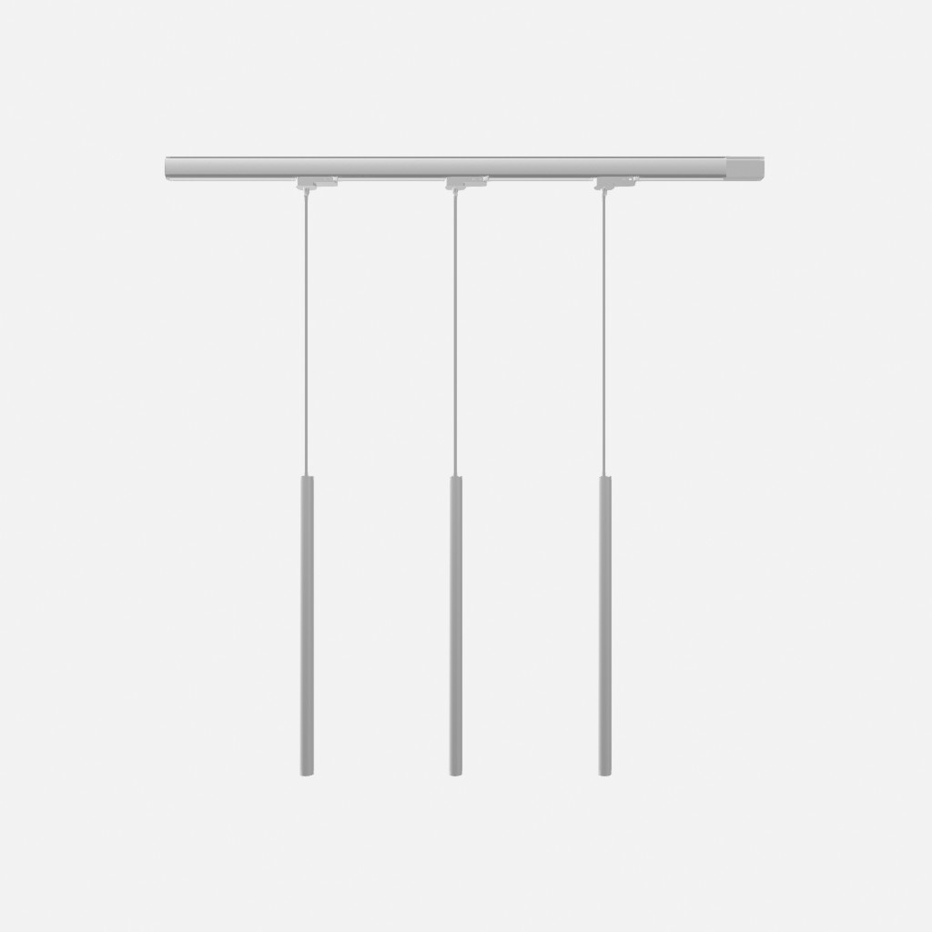 Lampă suspendată, 3 puncte, sistem de șine trifazat, PASTELO