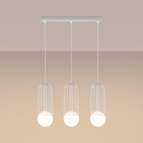 Lampă suspendată BRINA 3L alb