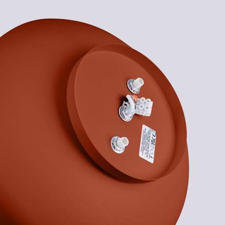 Plafonieră OMIQ roșu ocru