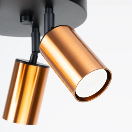 Plafonieră WINX 3P negru/cooper