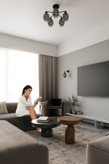 Candelabru FILLAN 5 negru + 5x bec LED E27 3000K cald 7.5W 620lm