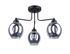 Candelabru FILLAN 3 negru + 3x bec LED E27 3000K cald 7.5W 620lm