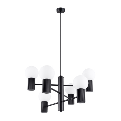 Candelabru HALO 6 negru