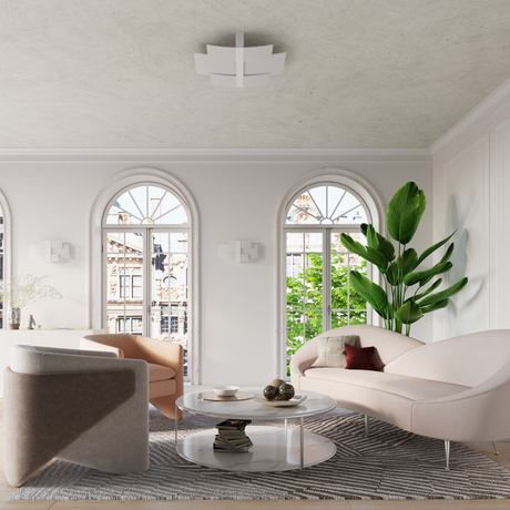 CELIA lampă de perete alb + 2x bec LED G9 4000K rece 4.5W 530lm