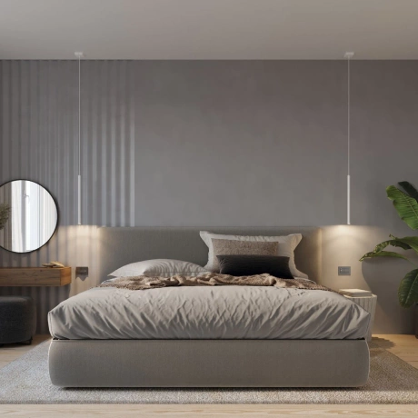 Lampă suspendată PASTELO 1 alb