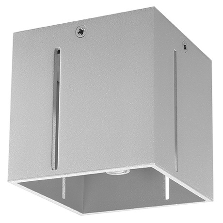 Plafonieră PIXAR gri + 1x bec LED G9 4000K Cold 4.5W 530lm