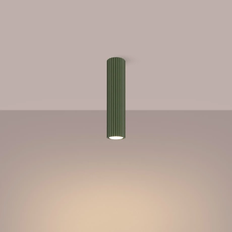 Plafonieră KARBON 30 verde măsliniu