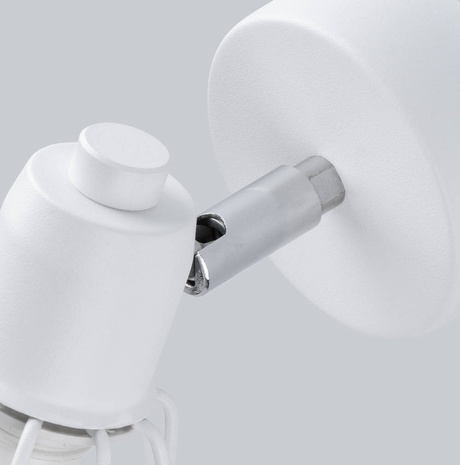 ARTEMIS 1 lampă de perete alb + 1x bec LED E14 3000K Warm 7.5W 620lm