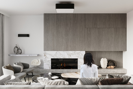 Plafonieră LOKKO 45 negru + 5x bec LED E27 4000K rece 7.5W 650lm