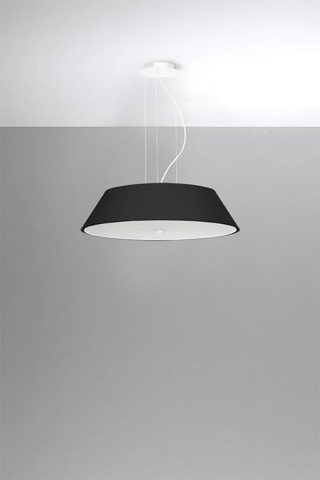 Candelabru VEGA 60 negru + 5x bec LED E27 4000K rece 7.5W 650lm